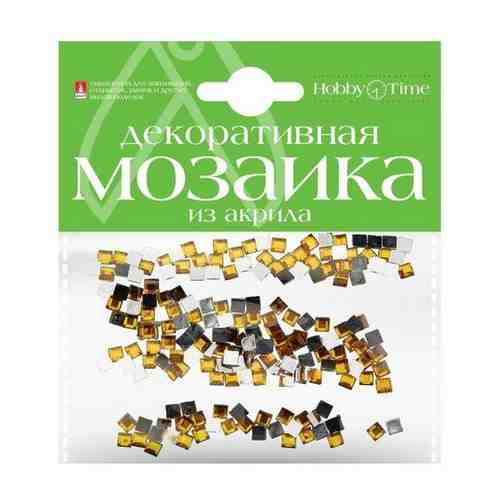 Мозаика декоративная из акрила 4Х4 ММ,200 ШТ., темно-желтый арт. 101302272028