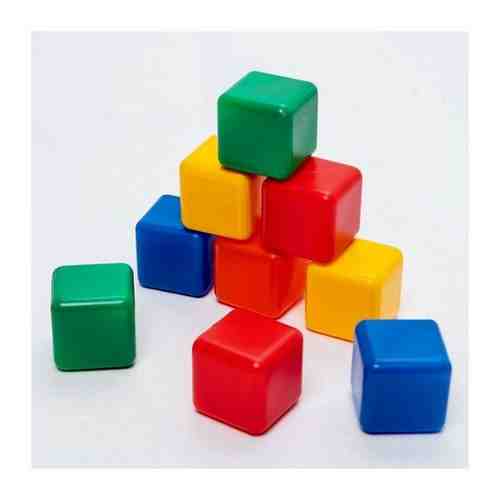 Набор цветных кубиков, 9 штук, 4 ? 4 см арт. 101490484975