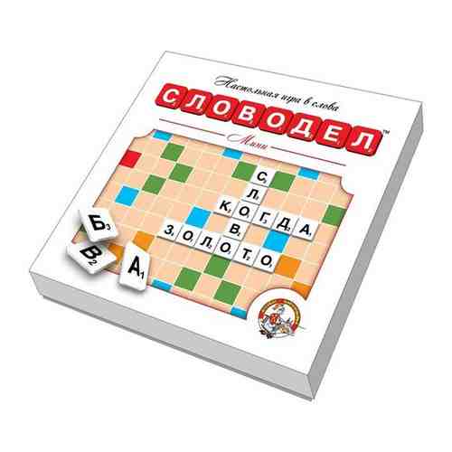 Настольная игра Десятое королевство Словодел Мини, картонный, белый арт. 102885281