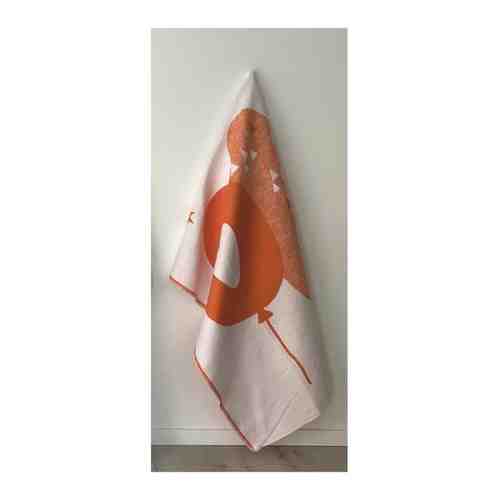 Одеяло байковое премиум «Воздушные шары» 100?140 Оранжевый 
