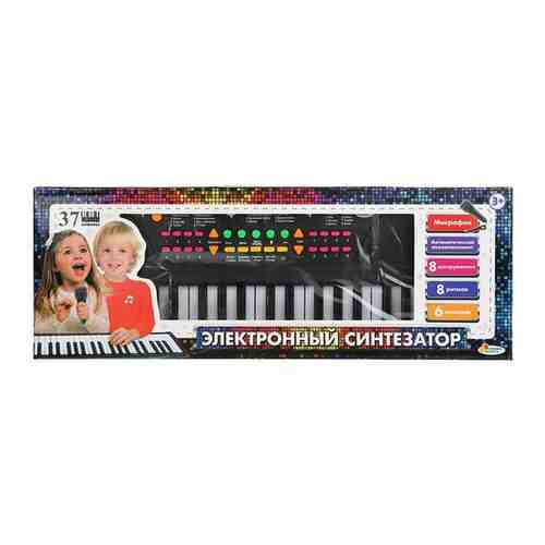 Пианино электронный синтезатор 37 клавишиш, микрофон, ТМ Играем вместе ZY822693-R арт. 1449354217