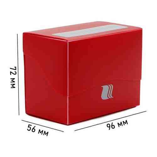 Пластиковая коробочка Blackfire горизонтальная - Красная (80+ карт) арт. 101741327648