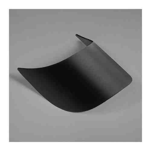 Пластиковый козырек для кепки гнутый (75х180х55 мм) черный / Фурнитура козырек для бейсболки / Вставка козырек для кепки / 20 штук арт. 101666695800