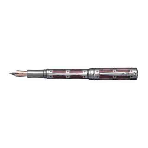 Ручка перьевая Pierre Cardin THE ONE, цвет - серебристый и красный. Упаковка L. арт. 101459606594