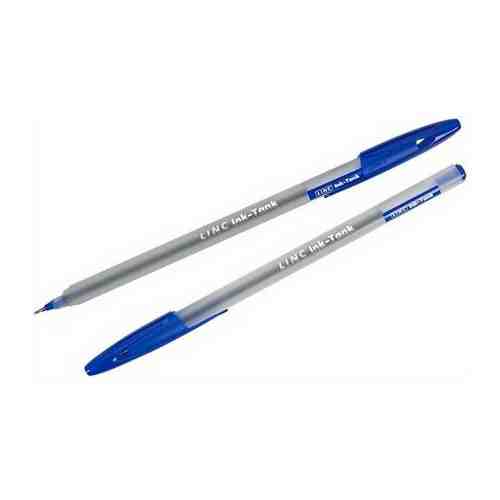 Ручка шариковая 0,6мм Linc Ink Tank синяя круглый корпус арт. 101442070164