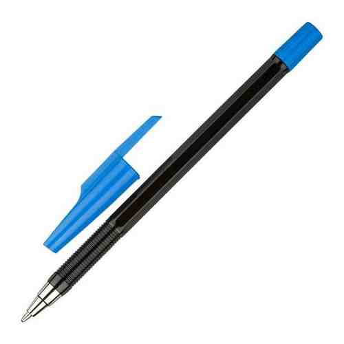 Ручка шариковая Attache Economy синяя (черный корпус, толщина линии 0.7 мм), 1258568 арт. 1451746589